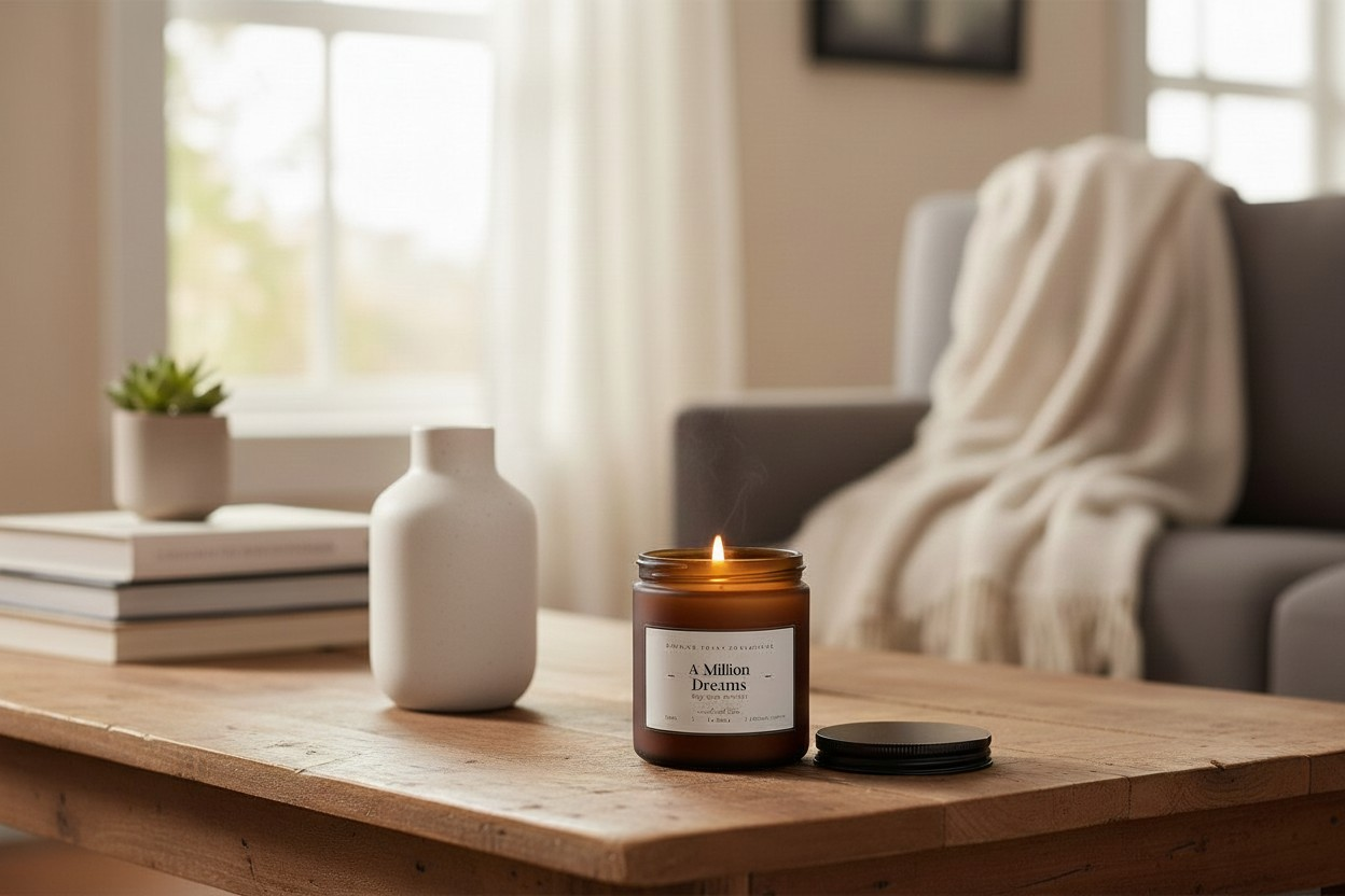 450ml Frosted Amber Jar